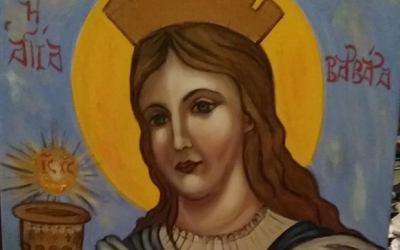 Αφιέρωμα της αγιογράφου- εικαστικού Μαριλένας Φωκά στο υπαρξιακό δράμα της Αγίας Βαρβάρας στον Δήμο Χολαργού-Παπάγου
