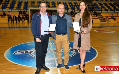 Η Ακαδημία Κεφαλονιάς βράβευσε Γιοβάνκα Ζάριτς και Ηλία Τουμασάτο! (εικόνες)