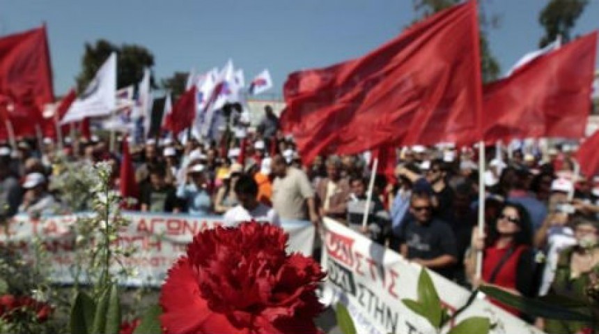 Συγκέντρωση την Πρωτομαγιά απο την ΠΑΣΕΒΕ στο Εργατικό Κέντρο