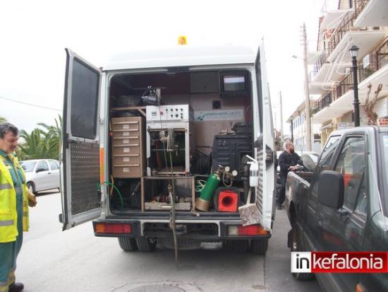 Συνεχίζονται οι έλεγχοι στο δίκτυο αποχέτευσης της Κεφαλονιάς από το ρομπότ της ΕΥΔΑΠ (εικόνες)