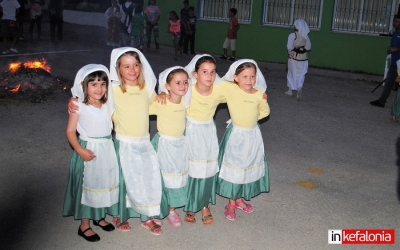 Οι φωτιές του Άη Γιάννη του Λαμπαδάρη στα Σπαρτιά (εικόνες)