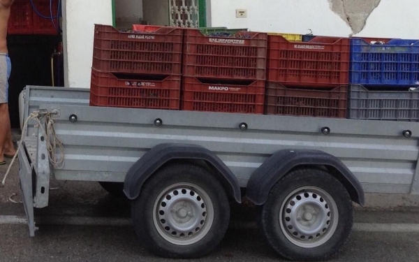 Kλάπηκε τρέιλερ στο Βουνί Παλλικής