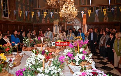 Με λαμπρότητα ο Ευαγγελισμός στα Φαρακλάτα – Κατανυκτικός Εσπερινός και συμμετοχή πιστών