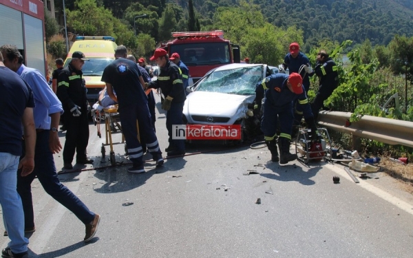 Σοβαρό τροχαίο στο Μύλο του Πετρία (Ανανεωμένο - εικόνες)
