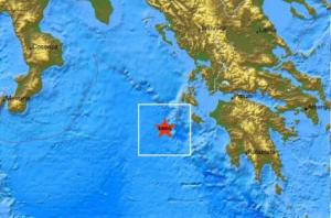 Σεισμός κοντά στην Κεφαλονιά και τη Ζάκυνθο