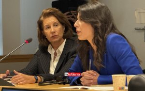 Η παρέμβαση της δικηγόρου Μαρίας Μοσχοπούλου στην εκδήλωση Φαραντούρη για το κράτος Δικαίου