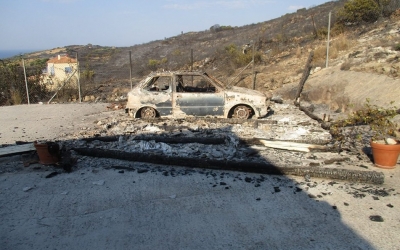 Μια μαρτυρία για την πυρκαγιά στο Ρατζακλί