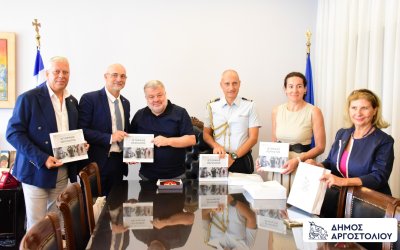 Επίσκεψη αντιπροσωπείας της Μεραρχίας Acqui στον Δήμαρχο Αργοστολίου