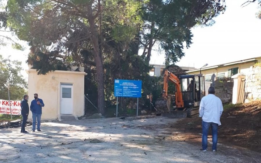 Εργασίες αποκατάστασης στο Μαντζαβινάτειο Νοσοκομείο Ληξουρίου (εικόνες)