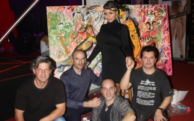 O ζωγράφος Κώστας Ευαγγελάτος συμμετέχει με έργα του ταυτόχρονα στην ''Art- Athina'' και στην ''Erotic Art''