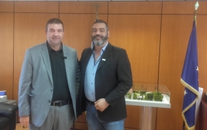 Με τον Διευθύνοντα Σύμβουλο των Κτιριακών Υποδομών συναντήθηκε ο Γιώργος Κατσιβέλης