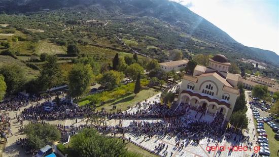 Η λιτανεία του Αγίου Γερασίμου από... ψηλά! (εκπληκτικές εικόνες)