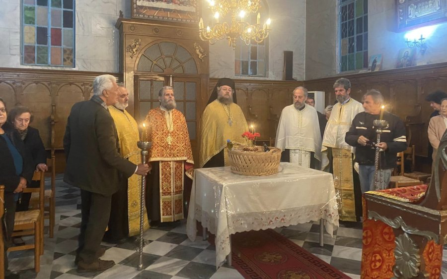 Ο Εσπερινός του Αγίου Χαραλάμπους στα Σπαρτιά