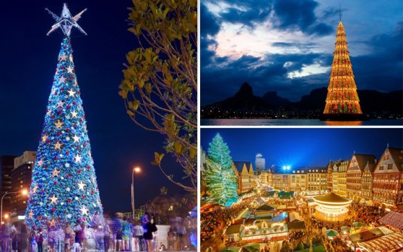 Εντυπωσιακά χριστουγεννιάτικα δέντρα από όλο τον κόσμο