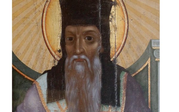 H εξαιρετική εικόνα του Αγίου Διονυσίου σε ναό της Παλικής