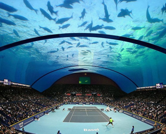 Υποβρύχιο γήπεδο τένις στο Ντουμπάι!
