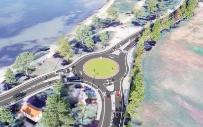 Νέος κυκλικός κόμβος «ξεμπλοκάρει» την είσοδο της πόλης του Αργοστολίου