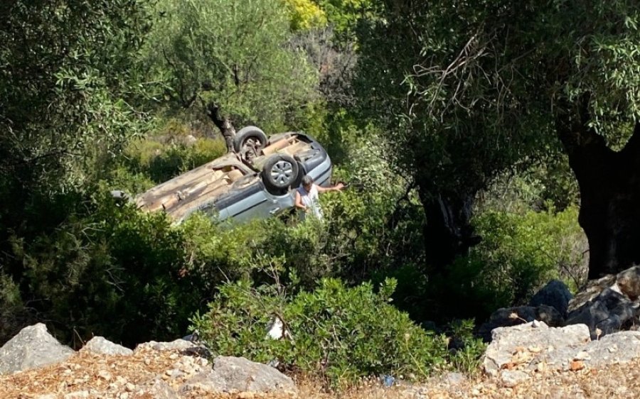 Τροχαίο ατύχημα στο δρόμο προς Αντίσαμο