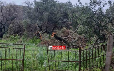 Πέρασμα ανεμοστρόβιλου από τον Καραβάδο λίγο μετά τα μεσάνυχτα